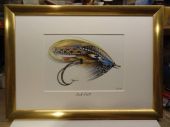 изображение Картина классической лососевой мушки Jock Skott1 